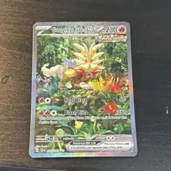 Pokemon Gouging Fire EX Ultra Rare Ancient SV05: Temporal Forces 204/162 Card - Image 1