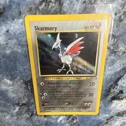 Skarmory 13/111 Neo Genesis 2000 Holo Rare Basic Pokemon TCG Card Ken Sugimori - Image 3