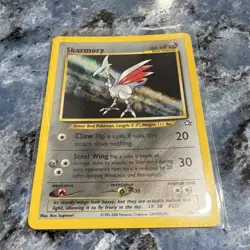 Skarmory 13/111 Neo Genesis 2000 Holo Rare Basic Pokemon TCG Card Ken Sugimori - Image 4