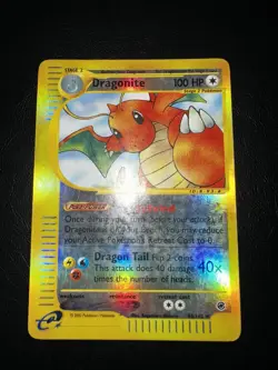 Pokemon Dragonite Reverse Holo Rare Expedition Card 043/165 - Image 1