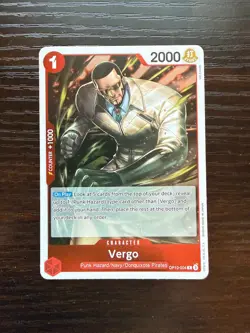 Vergo OP10-004 R Royal Blood - ONE PIECE Card Game ENGLISH - Image 1