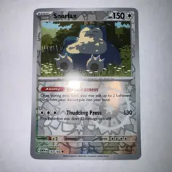 Snorlax Reverse Holo NM 143/165 Scarlet & Violet 151 Pokemon Card - Image 1
