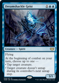 Dreamshackle Geist FOIL Innistrad: Crimson Vow NM Blue Rare MAGIC CARD ABUGames - Image 1