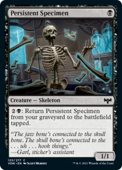 Persistent Specimen FOIL Innistrad: Crimson Vow NM Black Common CARD ABUGames - Image 1