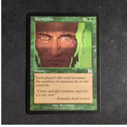 1x - Magic the Gathering - Biorhythm - Lightly Played - Free Shipping - Image 1
