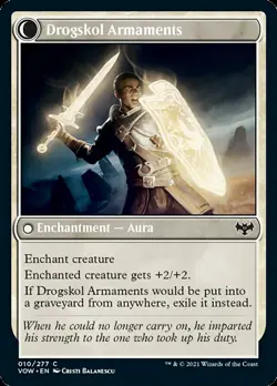 Drogskol Infantry / Drogskol Armaments FOIL Innistrad: Crimson Vow NM ABUGames - Image 2
