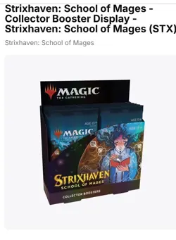 MTG Strixhaven School of Mages Collector Booster Box Brand New Factory Sealed 630509958863 - Image 1