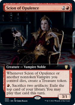 Scion of Opulence (Extended Art) Innistrad: Crimson Vow Commander NM ABUGames - Image 1