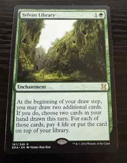 Sylvan Library - Eternal Masters Magic the Gathering MTG - Image 1