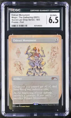 ELDRAZI MONUMENT Secret Lair Foil Mythic CGC 6.5 MTG [Nostalgium] - Image 1