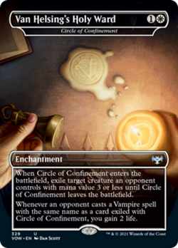 Van Helsing's Holy Ward | Circle of Confinement (Dracula) FOIL Crimson Vow NM - Image 1