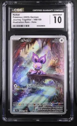 eF-eM 169/159 Noibat | JTG | DE | Pokemon | PSA CGC 10 - Image 1