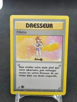 Fillette 75/102 Set de Base Ed 1 Carte Pokemon Fr - Image 1