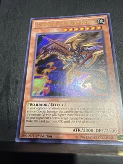 1996 Yu-Gi-Oh! 1st Edition Lord Gaia the Fierce Knight MVP1-EN050 Ultra Rare - Image 4