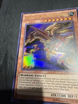 1996 Yu-Gi-Oh! 1st Edition Lord Gaia the Fierce Knight MVP1-EN050 Ultra Rare - Image 5