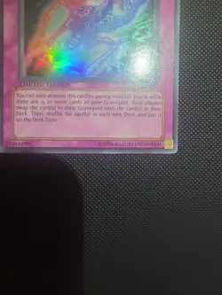 Yu-Gi-Oh Exchange of the Spirit SP1-EN004 Ultra Rare Limited Edition LP - Image 4