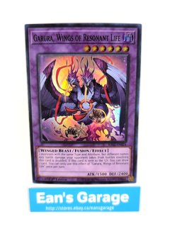 YuGiOh Garura, Wings of Resonant Life 1st Edition RA02-EN024 Super Rare - MN - Image 4