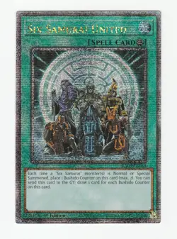 Yu-Gi-Oh! Six Samurai United RA03-EN054 (Quarter Century Secret Rare) - M/NM - Image 1