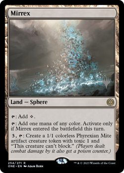 Mirrex (Promo Pack) FOIL Phyrexia: All Will Be One PLD Land Rare CARD ABUGames - Image 1