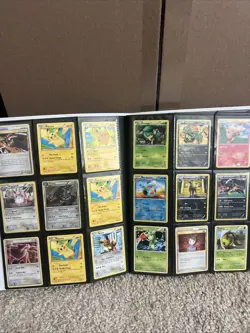 Mid Era/Vintage Pokemon Card Lot Mod Play-Heavy Play Binder Included - Image 4