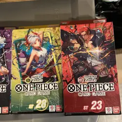 One Piece Card Game Starter Deck ST28 Yellow Yamato & ST28 ST26 ST24 ST23 - Image 5