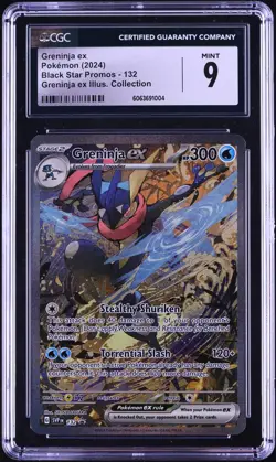 CGC 9 Greninja ex Illustration Promo 2024 Pokemon Card #132 - Image 1