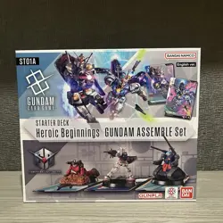 Gundam Card Game Start Deck ST01A Gundam Assemble Set Heroic Beginnings English - Image 1