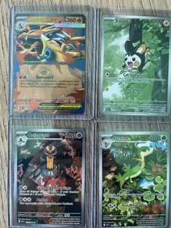 Pokemon TCG Lot Mega Charizard Y EX, Emolga, Cofagrigus, Servine - Image 1