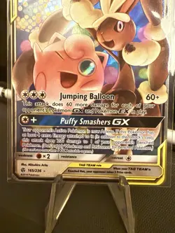 Mega Lopunny & Jigglypuff GX Tag Team Cosmic Eclipse Pokemon - Image 3