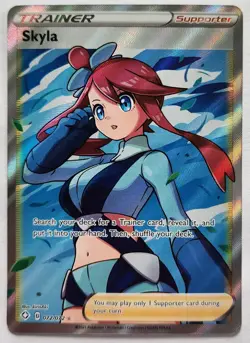Skyla 072/072 | Shining Fates | Full Art Trainer | Pokemon TCG - Image 1