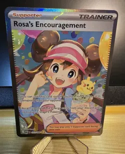Rosa’s Encouragement - 123/088 - Full Art Trainer - NM - Pokemon TCG - Image 1