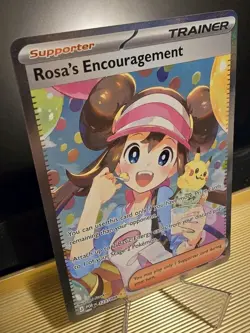 Rosa’s Encouragement - 123/088 - Full Art Trainer - NM - Pokemon TCG - Image 3
