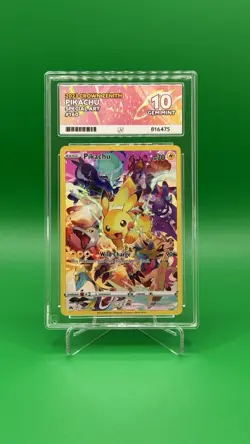 Pikachu 160/159 ACE 10 Special Art Crown Zenith Perfect Subgrades Pokemon Card - Image 1