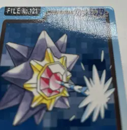 Pokemon Carddass Card Starmie File No.121 Bandai Pocket Monsters 1997 Vtg - Image 5