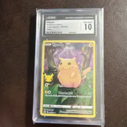 2021 Pokemon Celebrations #005/025 Pikachu Holo CGC 10 GEM MINT - Image 1