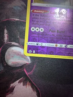 Pokemon TCG Gengar 057/198 Chilling Reign Holo Rare Reverse Holo 130HP - Image 2