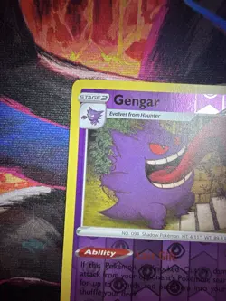 Pokemon TCG Gengar 057/198 Chilling Reign Holo Rare Reverse Holo 130HP - Image 3