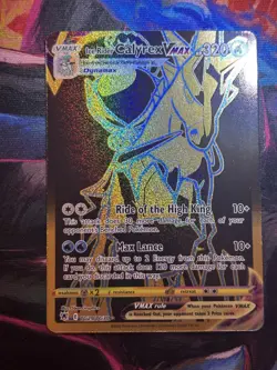Pokemon TCG Ice Rider Calyrex VMAX TG29/TG30 Astral Radiance Secret Holo 320HP - Image 1