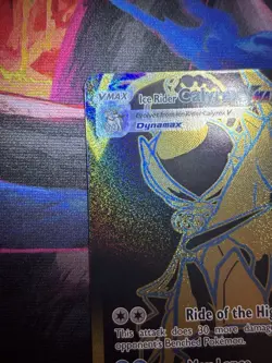 Pokemon TCG Ice Rider Calyrex VMAX TG29/TG30 Astral Radiance Secret Holo 320HP - Image 3