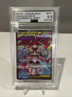 2025 Pokemon Japanese Mega Diancie EX Full Art AGS 9.5 - Image 1