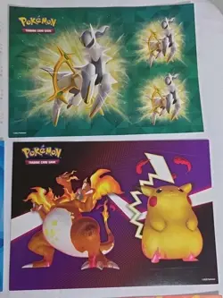 Pokemon TCG Sticker Sheets MIXED LOT OF 6 From Collector's Chests 2020 2021 2022 - Image 3