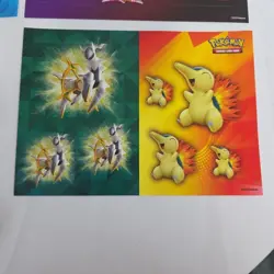 Pokemon TCG Sticker Sheets MIXED LOT OF 6 From Collector's Chests 2020 2021 2022 - Image 4