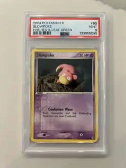 2004 POKEMON EX FIRE RED & LEAF GREEN #80 SLOWPOKE PSA 9 - Image 1