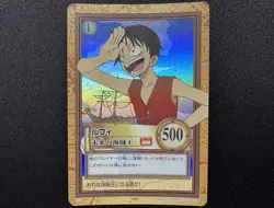 1999 One Piece Carddass Hyper Battle Monkey D Luffy Bandai C01 Vintage - Image 1