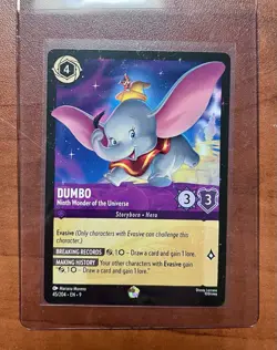 Disney Lorcana Fabled Dumbo Ninth Wonder of the Universe 45/204 Regular - Image 1