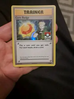Pokemon Card Gym Badge Lt. Surge XY205 Promo Holo - Image 1
