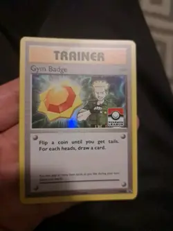 Pokemon Card Gym Badge Lt. Surge XY205 Promo Holo - Image 4