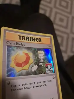 Pokemon Card Gym Badge Lt. Surge XY205 Promo Holo - Image 5