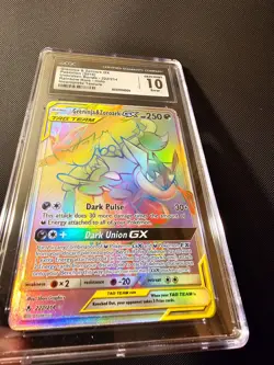 Greninja & Zoroark GX ERROR CARD (Secret) 222/214 Sm-Unbroken Bonds Holo - Image 2