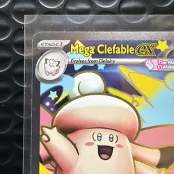 Mega Clefable Ex 103/088 Perfect Order Ultra Rare Full Art Pokemon Card Holo - Image 2